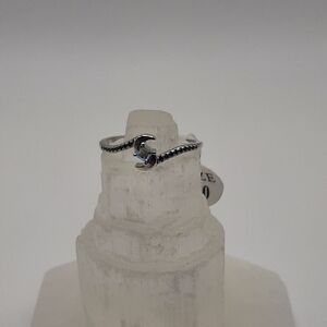 R1030 Moon Ring Plated - Fragrant Jewels